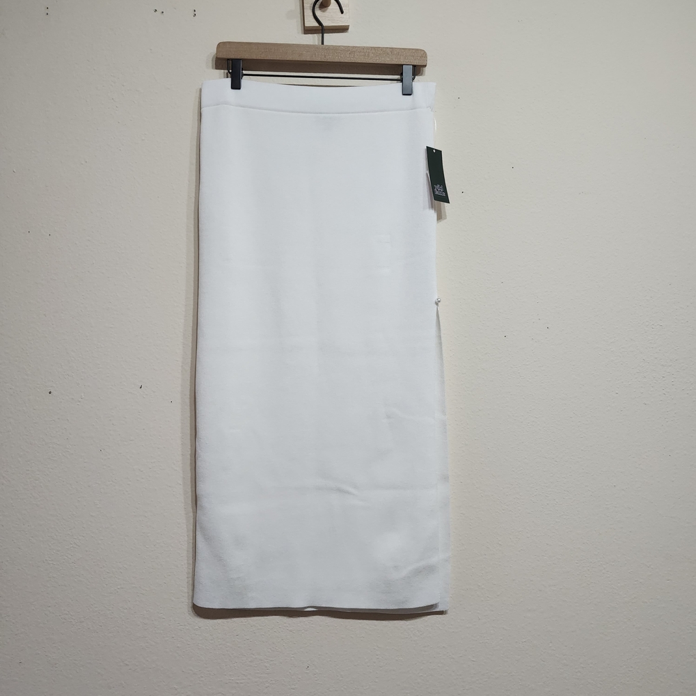 Wild Fable White Midi Pencil Skirt | Size M | NWT